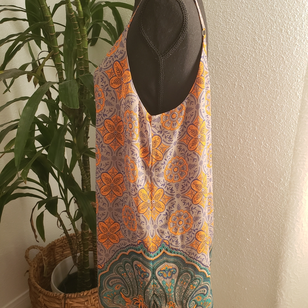 Bohemian Floral Print Top - Picture 2 of 7